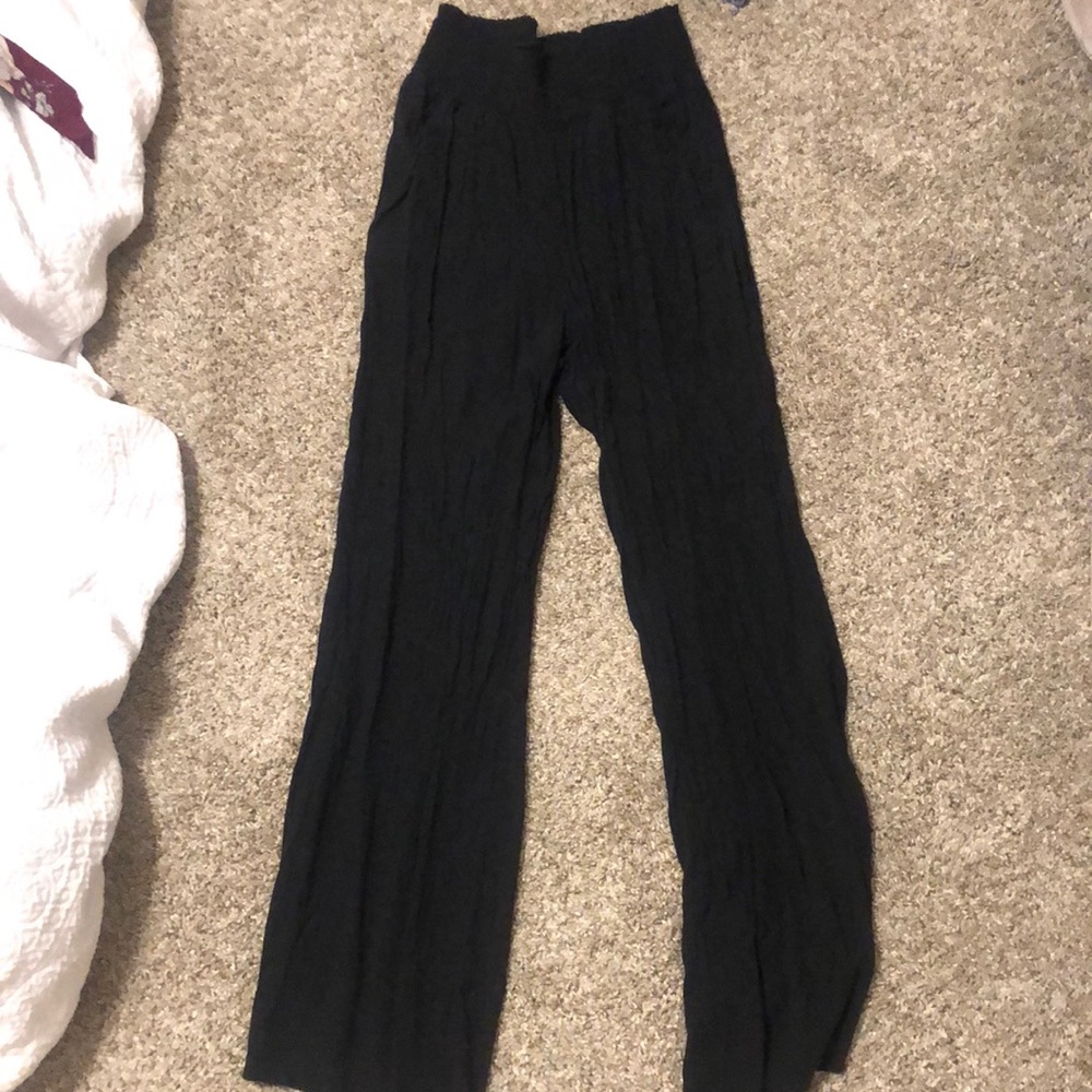 Ruffle pants.